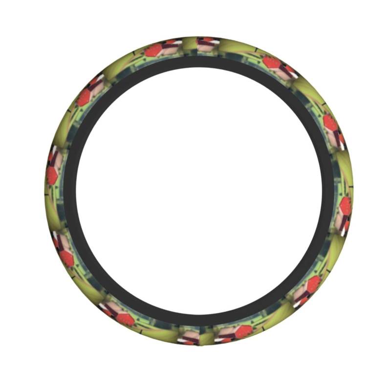 Auto Lenkradhülle Traktor-Farm-Muster Lenkradbezug Auto Sicherheit Auto Lenkrad Schutzhülle Strapazierfähigem Steering Wheel Cover Auto Für SUV Auto Sommer von Generic