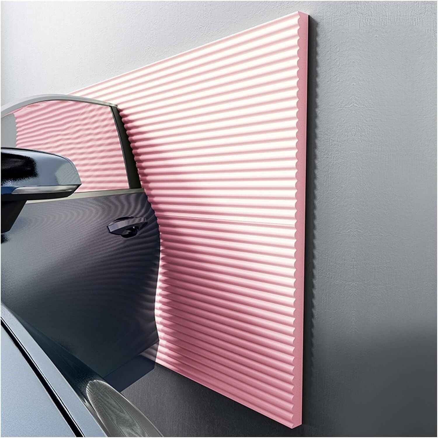 Auto-Parkschutz, Garagen-Wandschutz, Stoßfänger Für Ecken Und Kanten, Möbelschutz, Weiche Extra-breite Schaumstoffpolsterung Für Garagen Und Lagerhäuser(Pink,6.5ft/2m) von Generic