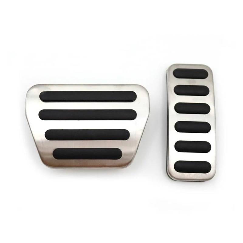 Auto Pedal Auto Fußpedale Für Land Rover Für Range Rover L405 2012 2013 2014-2020 2021 Kein Bohren Restfoot Pedal Abdeckung Pads Pedalkappen(B) von Generic