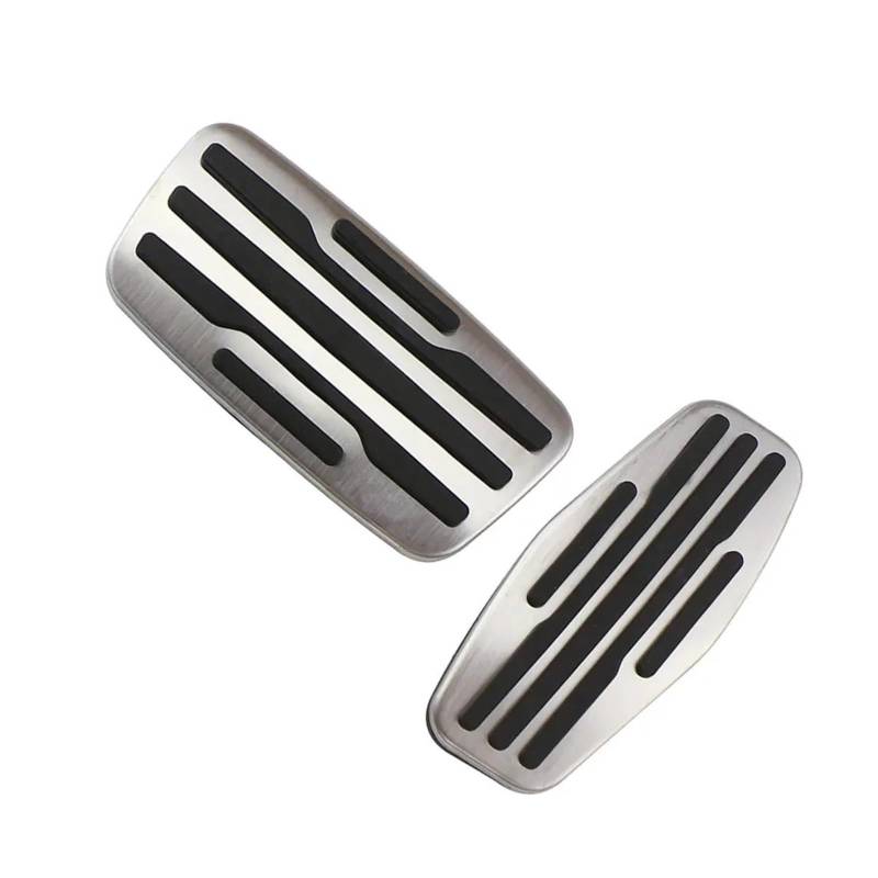 Auto Pedal Stanzfreie Trittpolsterabdeckung Für Chevrolet Für Silverado 1500 2500 3500 2019 2020 2021 Autozubehör Pedalkappen von Generic