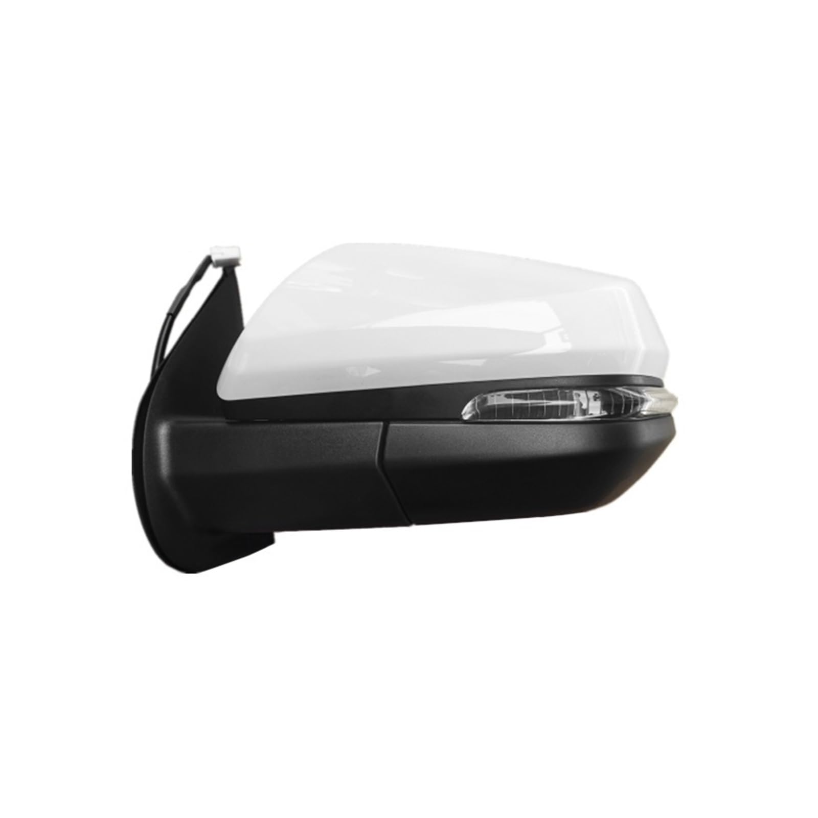Auto-Rückspiegelabdeckung Für JAC T8 Für Pick Für Up Auto Rückspiegel Seite Tür Spiegel Montage Ohne Kamera(White Left) von Generic