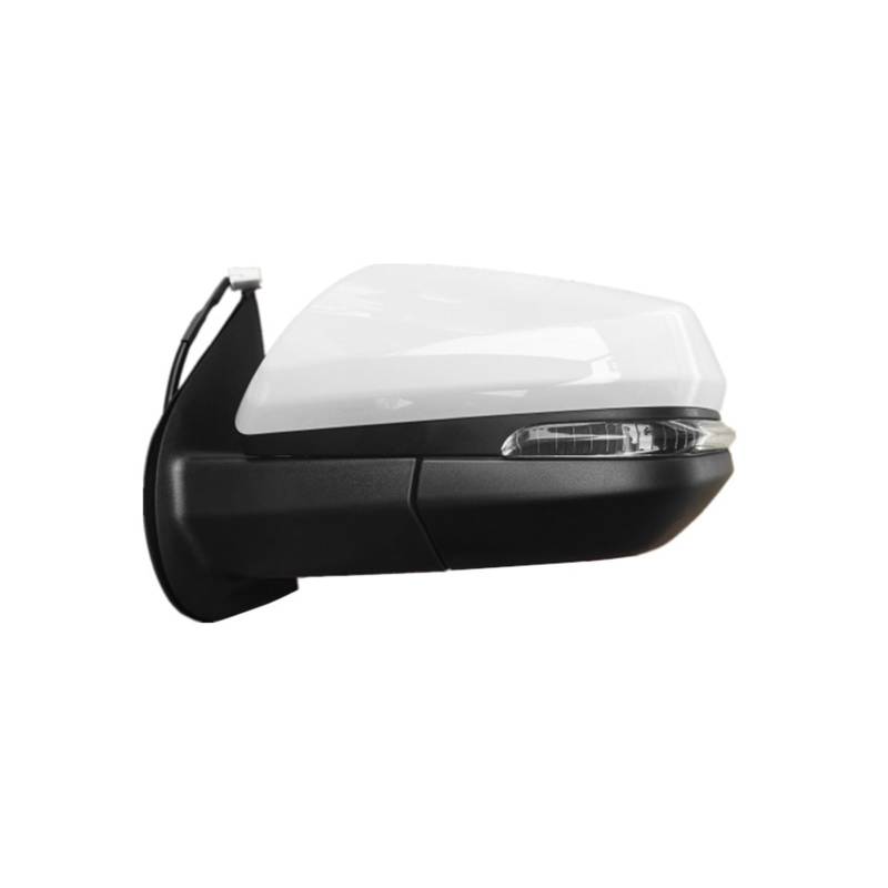 Auto-Rückspiegelabdeckung Für JAC T8 Für Pick Für Up Auto Rückspiegel Seite Tür Spiegel Montage Ohne Kamera(White Left) von Generic