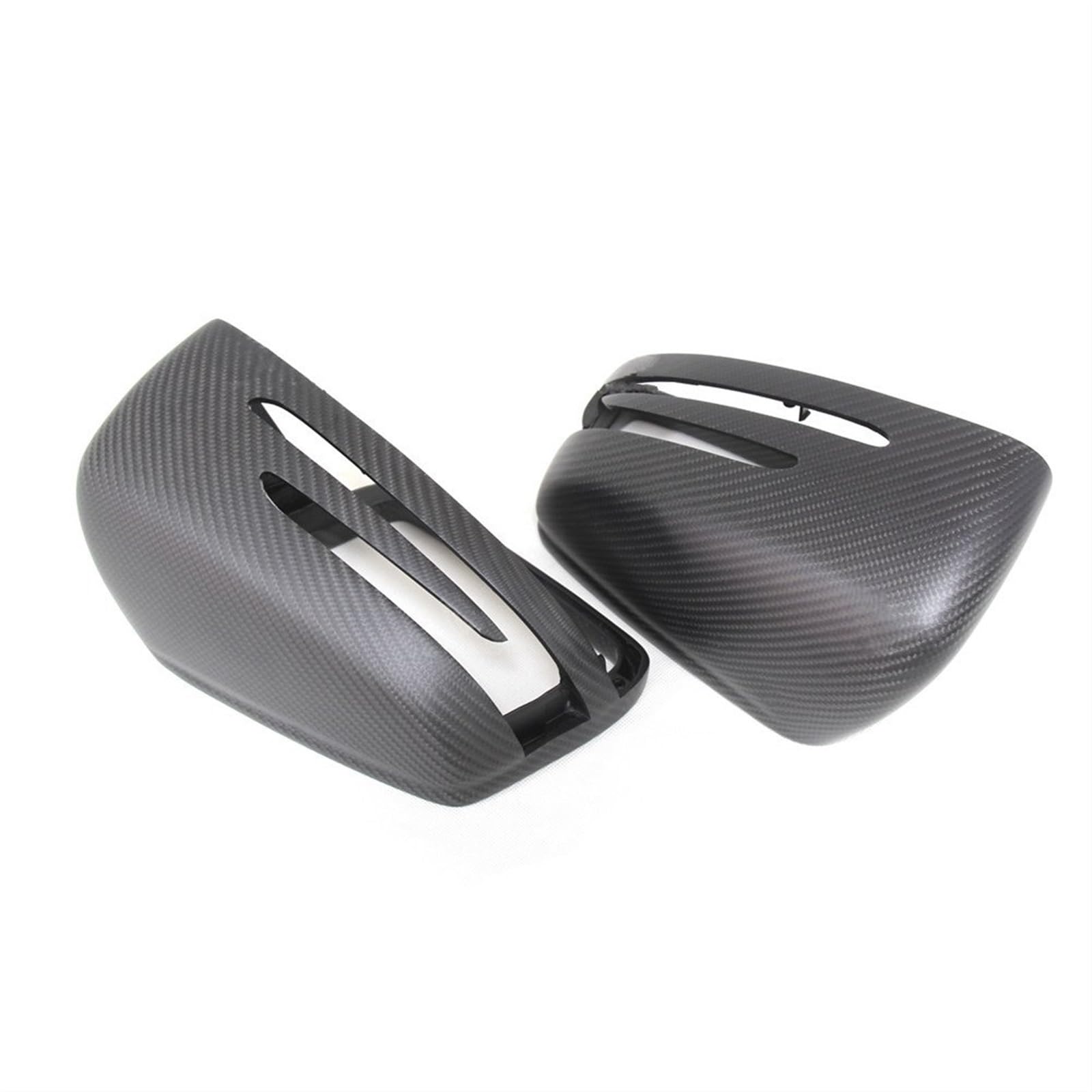 Auto-Rückspiegelabdeckung Für Mercedes Für AC CLS E CLA Klasse W204 W207 W212 W176 W218 W221 Carbon Fiber Spiegel Abdeckung Carbon Spiegel Carbon Kappen(2) von Generic