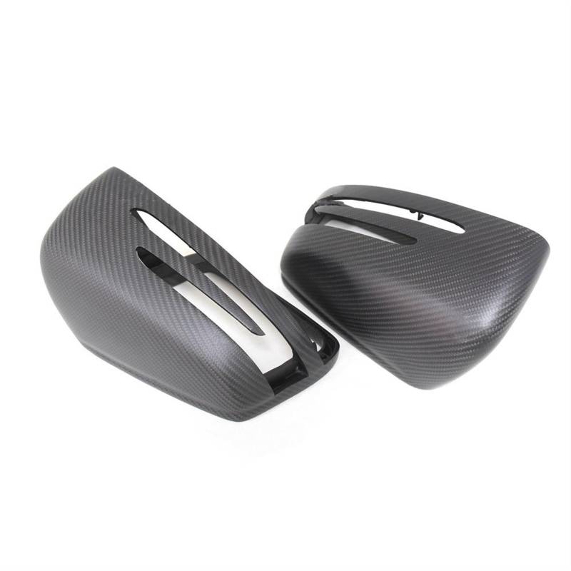 Auto-Rückspiegelabdeckung Für Mercedes Für AC CLS E CLA Klasse W204 W207 W212 W176 W218 W221 Carbon Fiber Spiegel Abdeckung Carbon Spiegel Carbon Kappen(2) von Generic