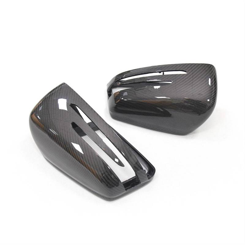 Auto-Rückspiegelabdeckung Für Mercedes Für AC CLS E CLA Klasse W204 W207 W212 W176 W218 W221 Carbon Fiber Spiegel Abdeckung Carbon Spiegel Carbon Kappen(3) von Generic