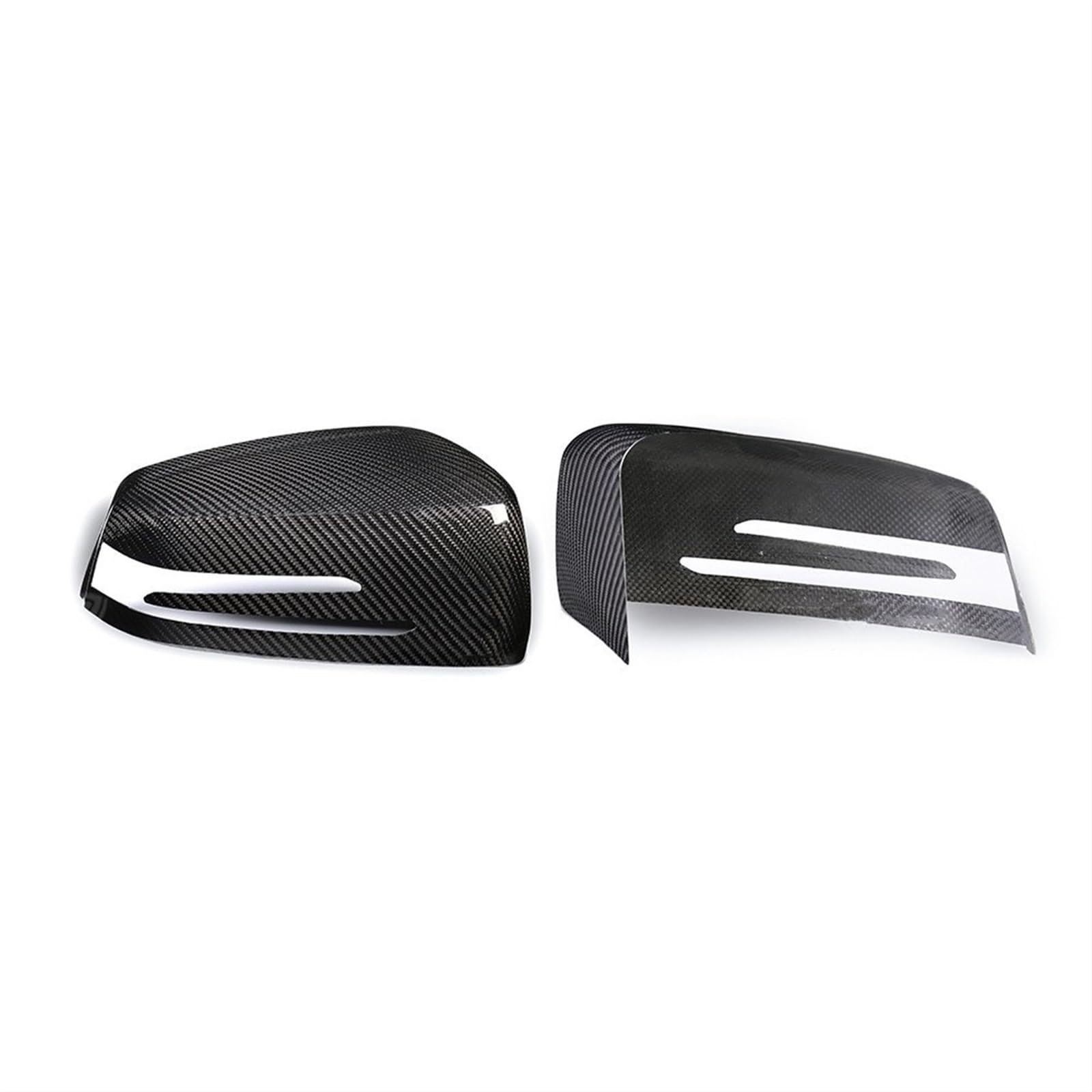 Auto-Rückspiegelabdeckung Für Mercedes Für AC CLS E CLA Klasse W204 W207 W212 W176 W218 W221 Carbon Fiber Spiegel Abdeckung Carbon Spiegel Carbon Kappen(5) von Generic