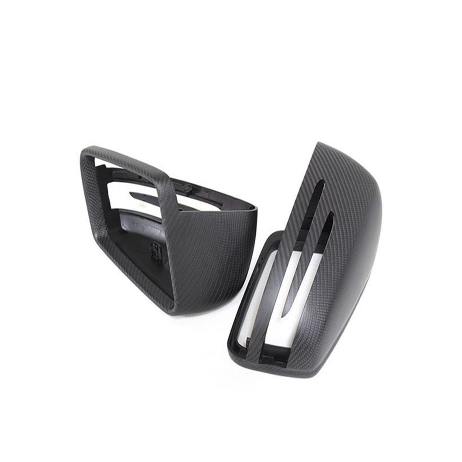Auto-Rückspiegelabdeckung Für Mercedes Für Benz W176 W246 W204 W212 W221 C117 X204 X156, 2 stücke Real Carbon Fiber Seite Spiegel Abdeckung Kappen Ersatz(3) von Generic