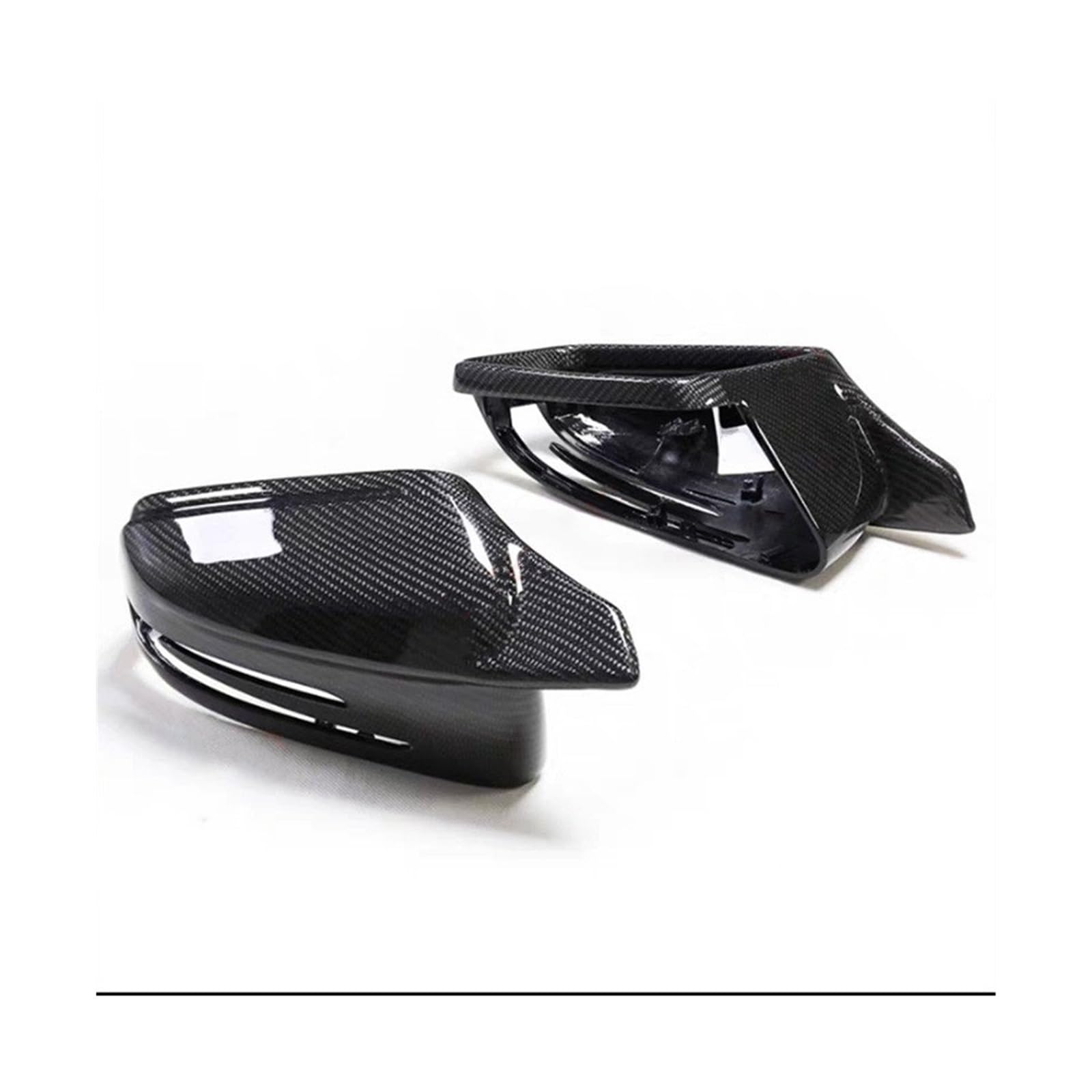 Auto-Rückspiegelabdeckung Für Mercedes Für Benz W176 W246 W204 W212 W221 C117 X204 X156, 2 stücke Real Carbon Fiber Seite Spiegel Abdeckung Kappen Ersatz(6) von Generic