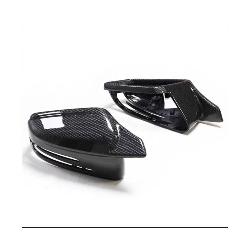 Auto-Rückspiegelabdeckung Für Mercedes Für Benz W176 W246 W204 W212 W221 C117 X204 X156, 2 stücke Real Carbon Fiber Seite Spiegel Abdeckung Kappen Ersatz(6) von Generic