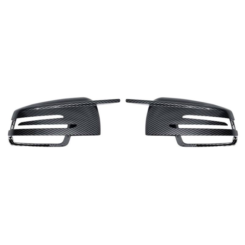 Auto-Rückspiegelabdeckung Für Mercedes Für Benz W204 E W212 W176 W246 CLS C218 GLA X156 ABS Carbon Fiber Gloss Black Auto Rückspiegelabdeckungen(1 pair carbon fiber) von Generic