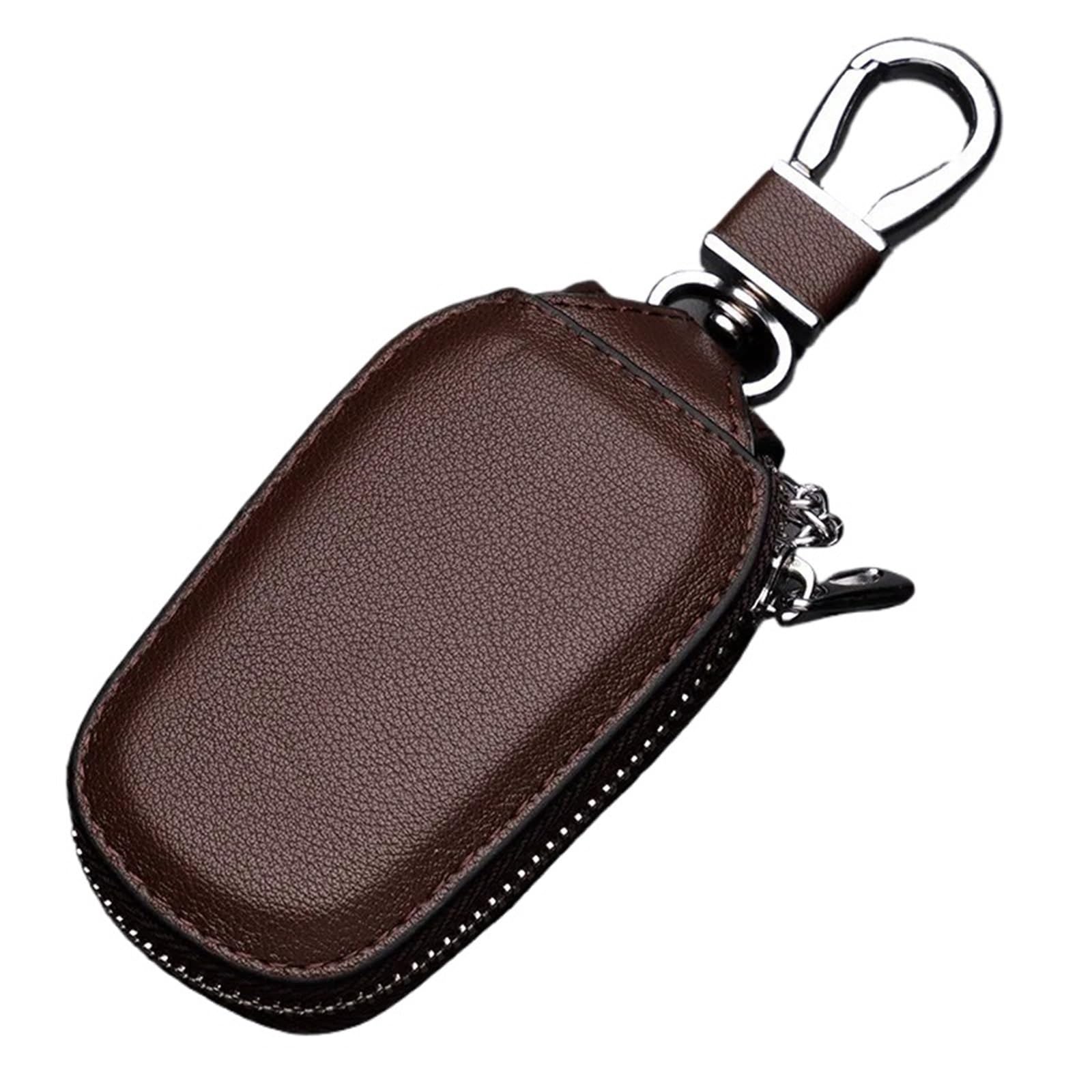 Auto-Schlüsselanhänger-Hüllen, Herren-Schlüsselhalter, Leder, Autoschlüssel-Brieftaschen, Haushälterin, Schlüssel-Organizer, Reißverschluss, Schlüsseletui, Aufbewahrungstasche von Generic