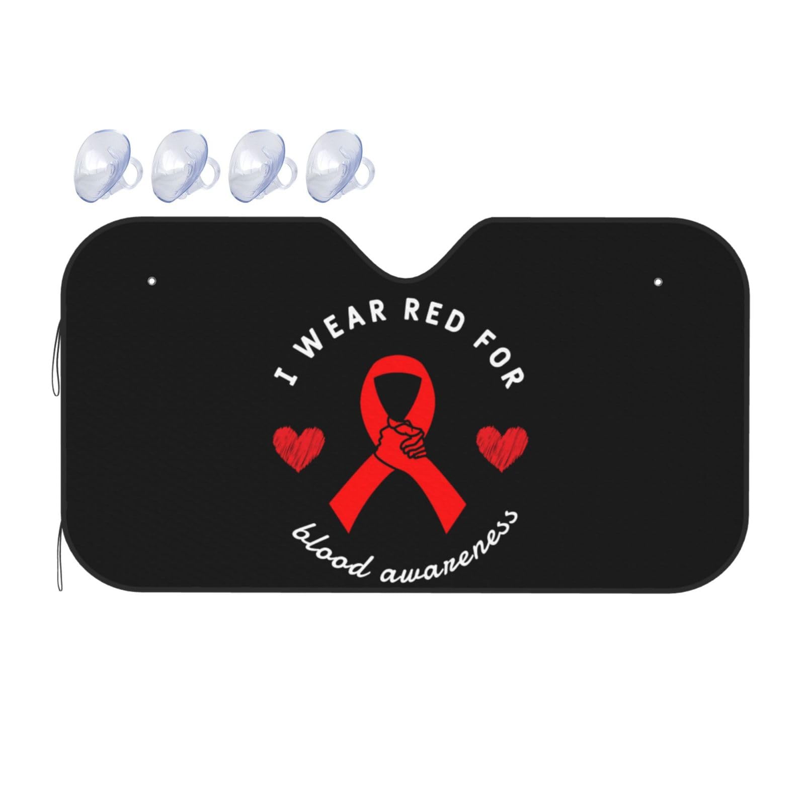 Auto Sonnenschutz Ich Trage Rot, Um Auf Blood Cancer Aufmerksam Zu Machen Auto Sonnenschutz Für Frontscheibe Schützt Innenraum Frontscheibenabdeckung, Für Hält Ihren SUV, Truck, LKW, Kühl, M Auto Sonnenschutz Ich Trage Rot, Um Auf Blood Cancer Aufmerksam Zu Machen Auto Sonnenschutz Für Frontscheibe Schützt Innenraum Frontscheibenabdeckung, Für Hält Ihren SUV, Truck, LKW, Kühl, M von Generic