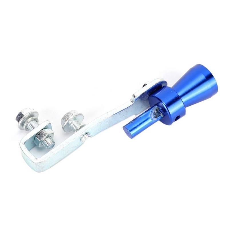 Auto Turbo Sound Pfeife Blaues Schalldämpfer Auspuffrohr für Autoauto -Aluminiumlegierung ((TC-S-Code)) von Generic