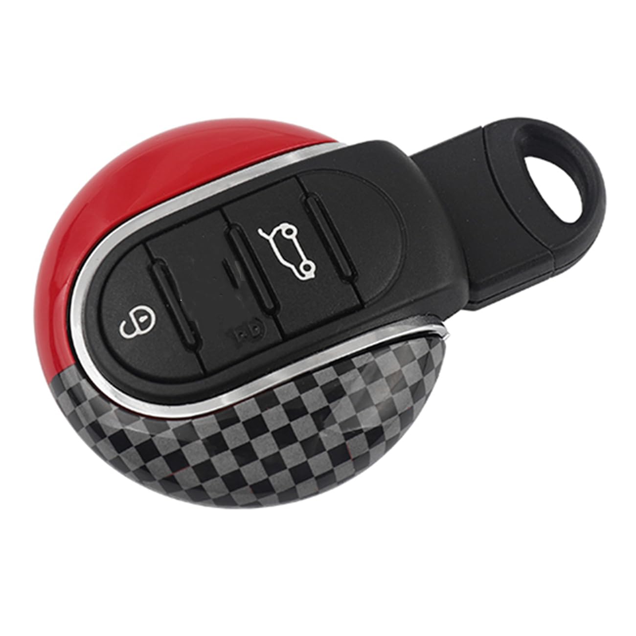 Auto schlüsselabdeckung Schlüsselgehäuse Schlüsselanhänger Kompatibel mit Mini Cooper Nach 2014 Dritte Generation F Serie F54 F55 F56 F57 F60 PJ01 (Schlüsselgehäuse Typ B, JCW) von Generic