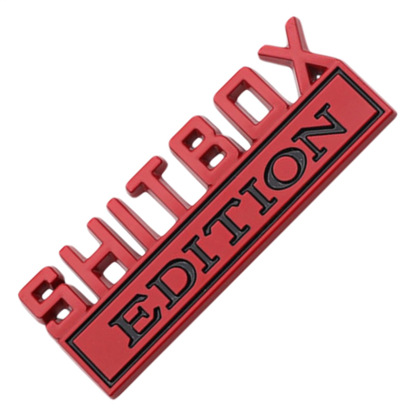 Autoaufkleber für Scheißbox, Autoaufkleber, 3D-Design, kreative Dekoration, lustig, selbstklebend, für Fahrzeuge, Au Autoaufkleber für Scheißbox, Autoaufkleber, 3D-Design, kreative Dekoration, lustig, selbstklebend, für Fahrzeuge, Au von Generic