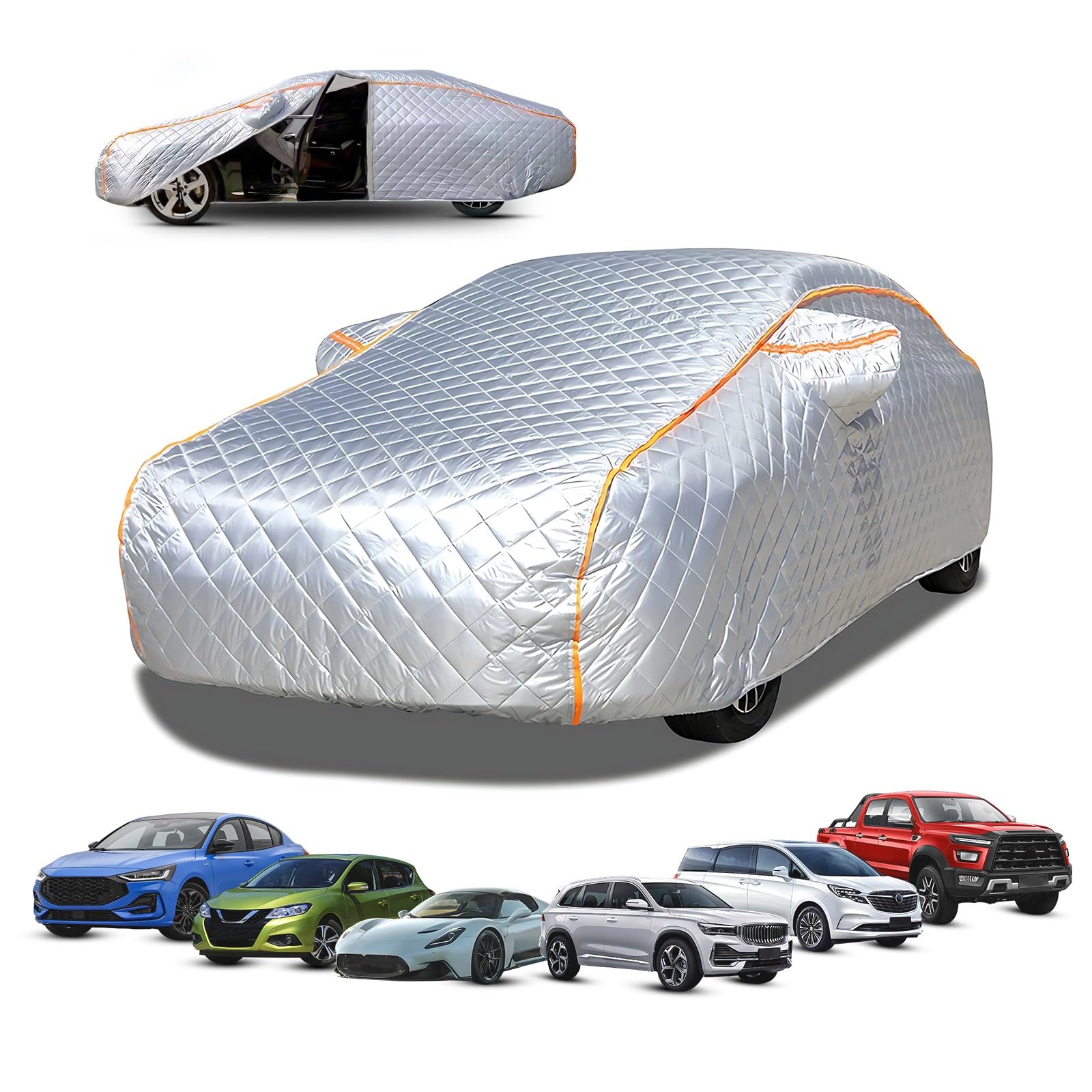 Autogarage Abdeckung Winter Für Volkswagen Golf 1, Autoabdeckung Wasserdicht Winter Professionelle Auto-Abdeckhaube Vollschutz - Hagel-, Schnee- und Sonnenschutz-f30 Autogarage Abdeckung Winter Für Volkswagen Golf 1, Autoabdeckung Wasserdicht Winter Professionelle Auto-Abdeckhaube Vollschutz - Hagel-, Schnee- und Sonnenschutz-f30 von Generic