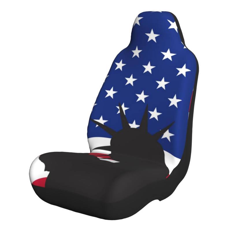 Autos,LKWs Sitzschoner Freiheitsstatue, amerikanische Flagge Niedliches Lenkrad-Abdeckung für Wohnmobil,Outdoor,Jagd von Generic