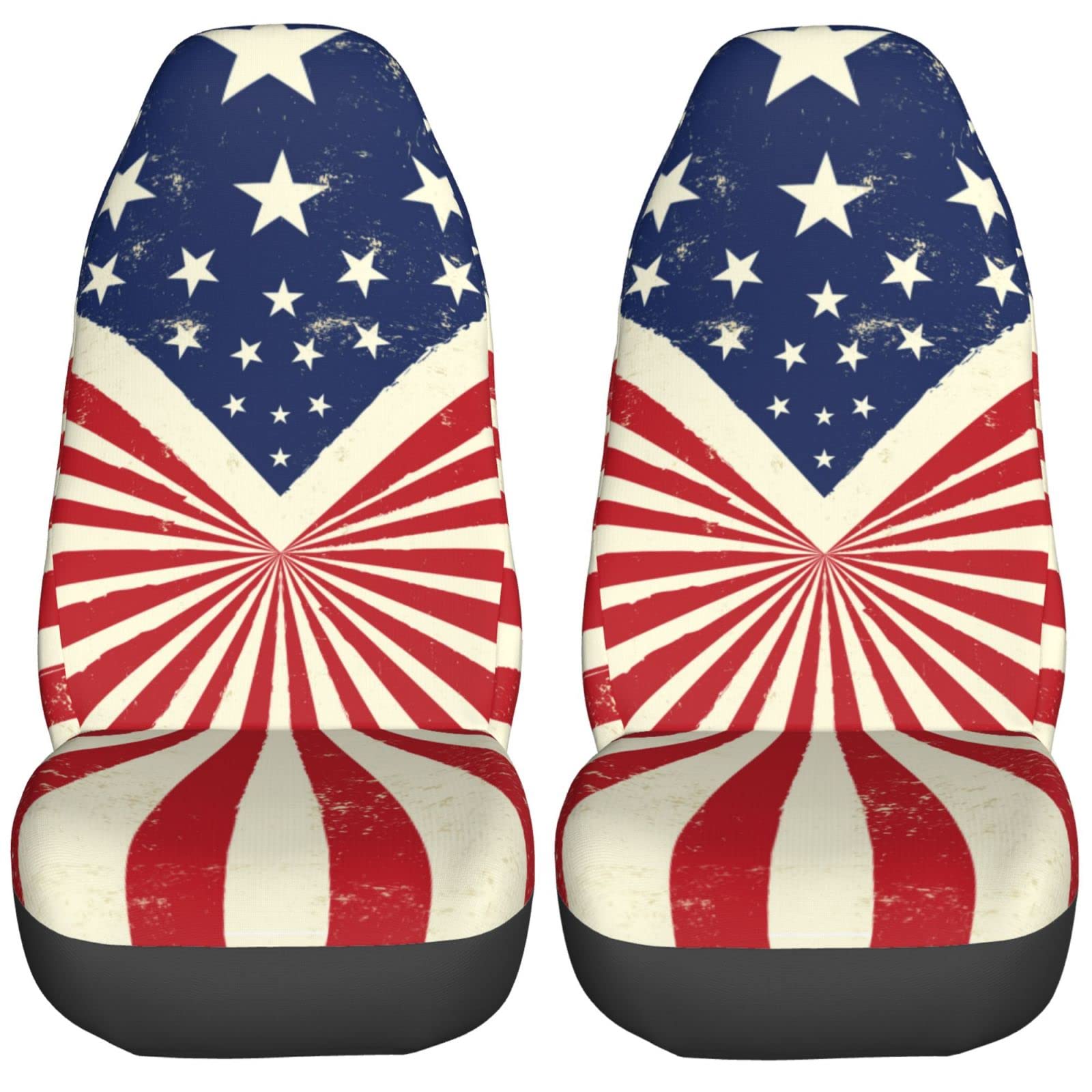 Autos,SUVs,Sitzbezug Amerikanische Vintage-Flagge Niedliches All-in-One-Autositzbezug für Outdoor,Haustiertransport,Daily Commute Autos,SUVs,Sitzbezug Amerikanische Vintage-Flagge Niedliches All-in-One-Autositzbezug für Outdoor,Haustiertransport,Daily Commute von Generic