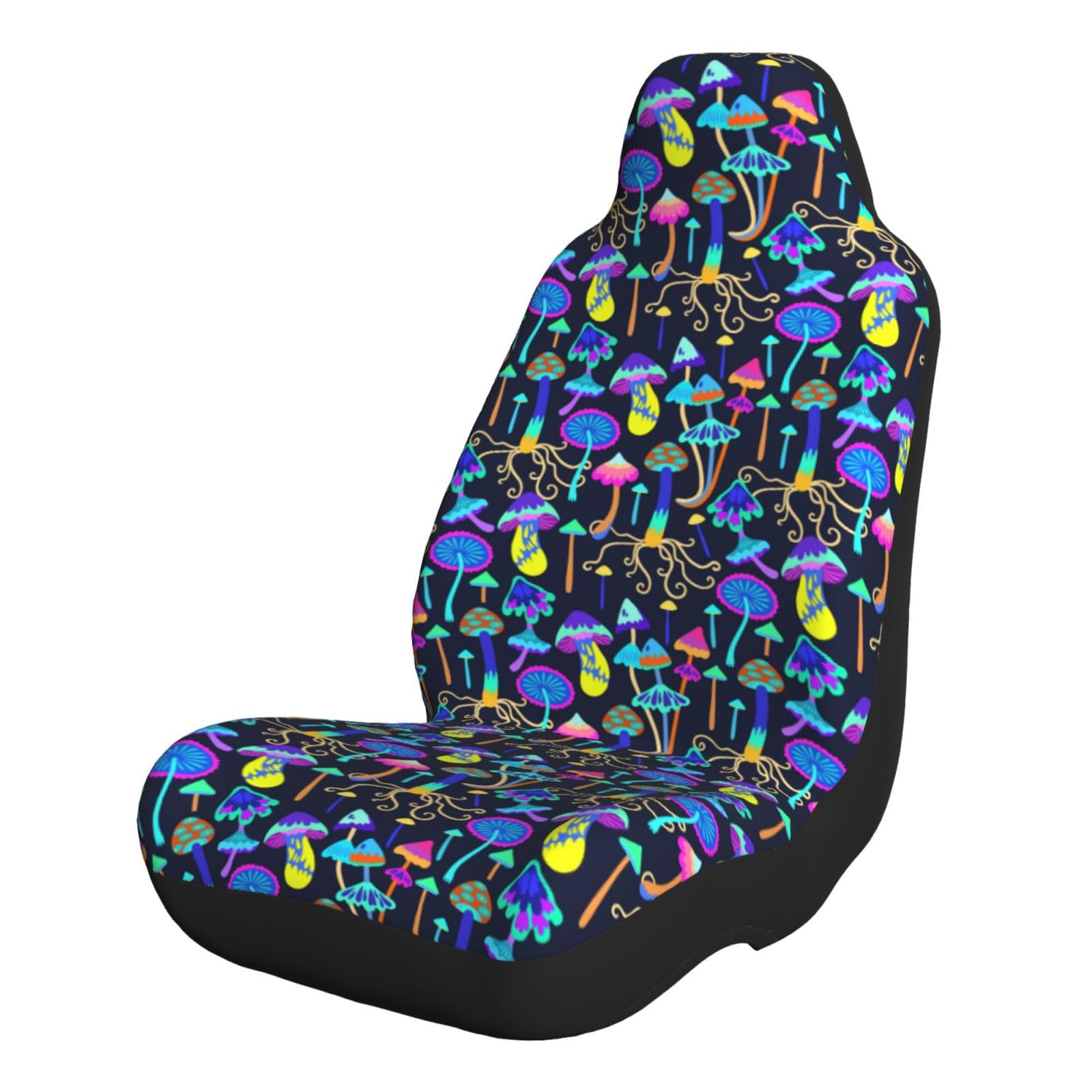 Autos,SUVs Autositzbezüge Trippy Bunte Neonpilze Niedliches Sitzgurt-Polster für Sportaktivitäten,Wohnmobil,Daily Commute Autos,SUVs Autositzbezüge Trippy Bunte Neonpilze Niedliches Sitzgurt-Polster für Sportaktivitäten,Wohnmobil,Daily Commute von Generic