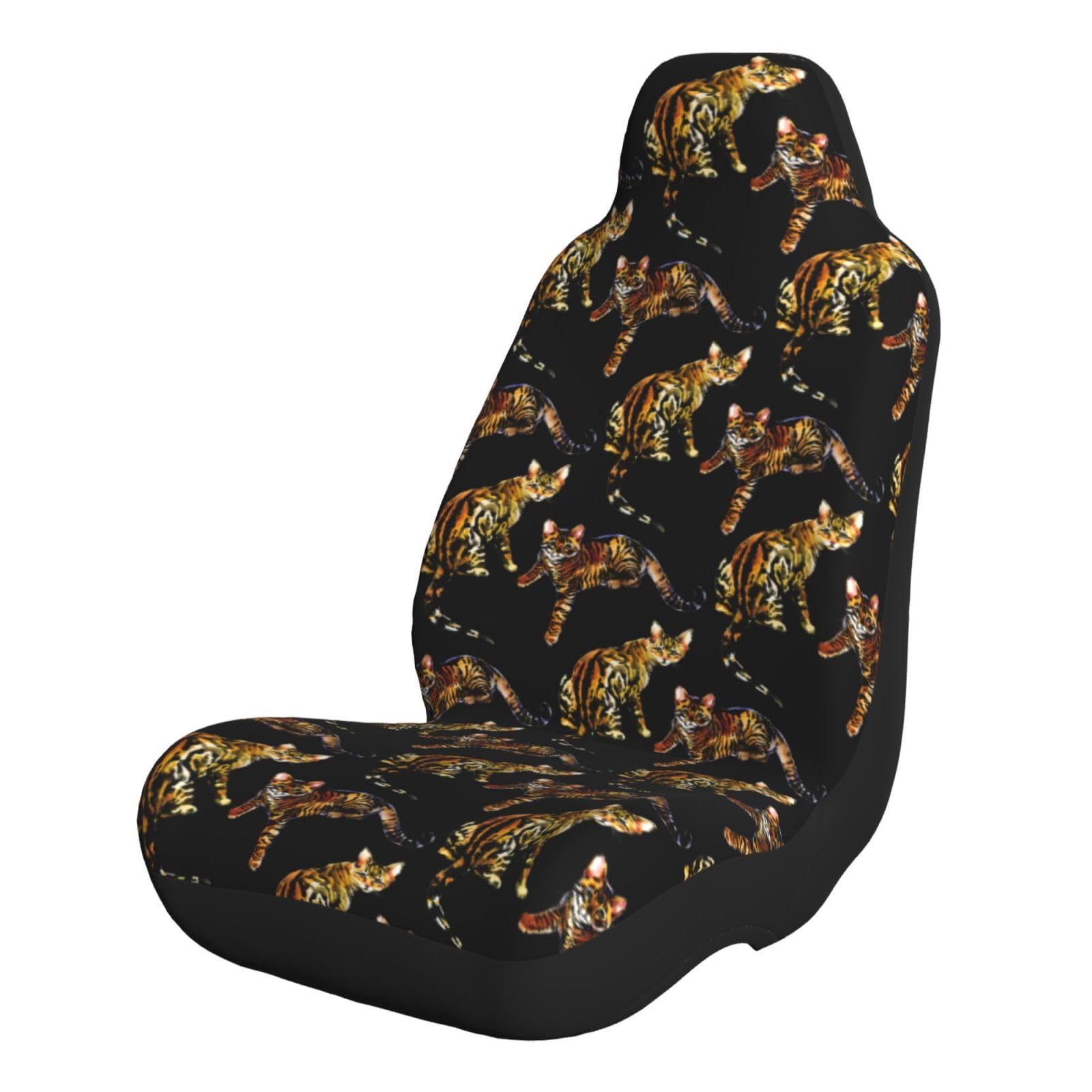 Autos,SUVs Kfz Autositzauflage Aquarell Tiger Stripe Katze Universal Fit Sitzgurt-Polster für Damen,Frauen,Outdoor Autos,SUVs Kfz Autositzauflage Aquarell Tiger Stripe Katze Universal Fit Sitzgurt-Polster für Damen,Frauen,Outdoor von Generic