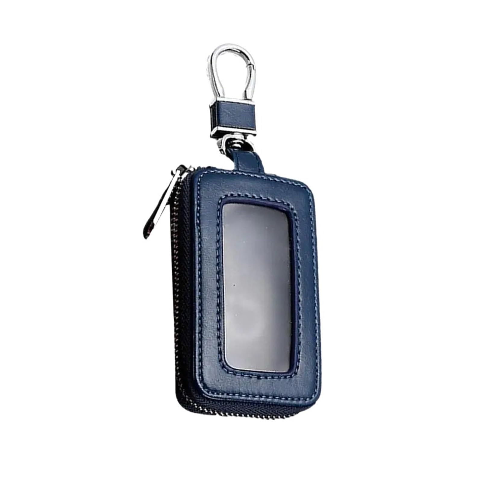 Autoschlüsseletui, Schlüsselschutz, Smart-Schlüsselanhänger, Münzhalter, Metallhaken Und Schlüsselring, Brieftasche Mit Reißverschluss, Retro-Tasche for Auto-Fernschlüssel von Generic