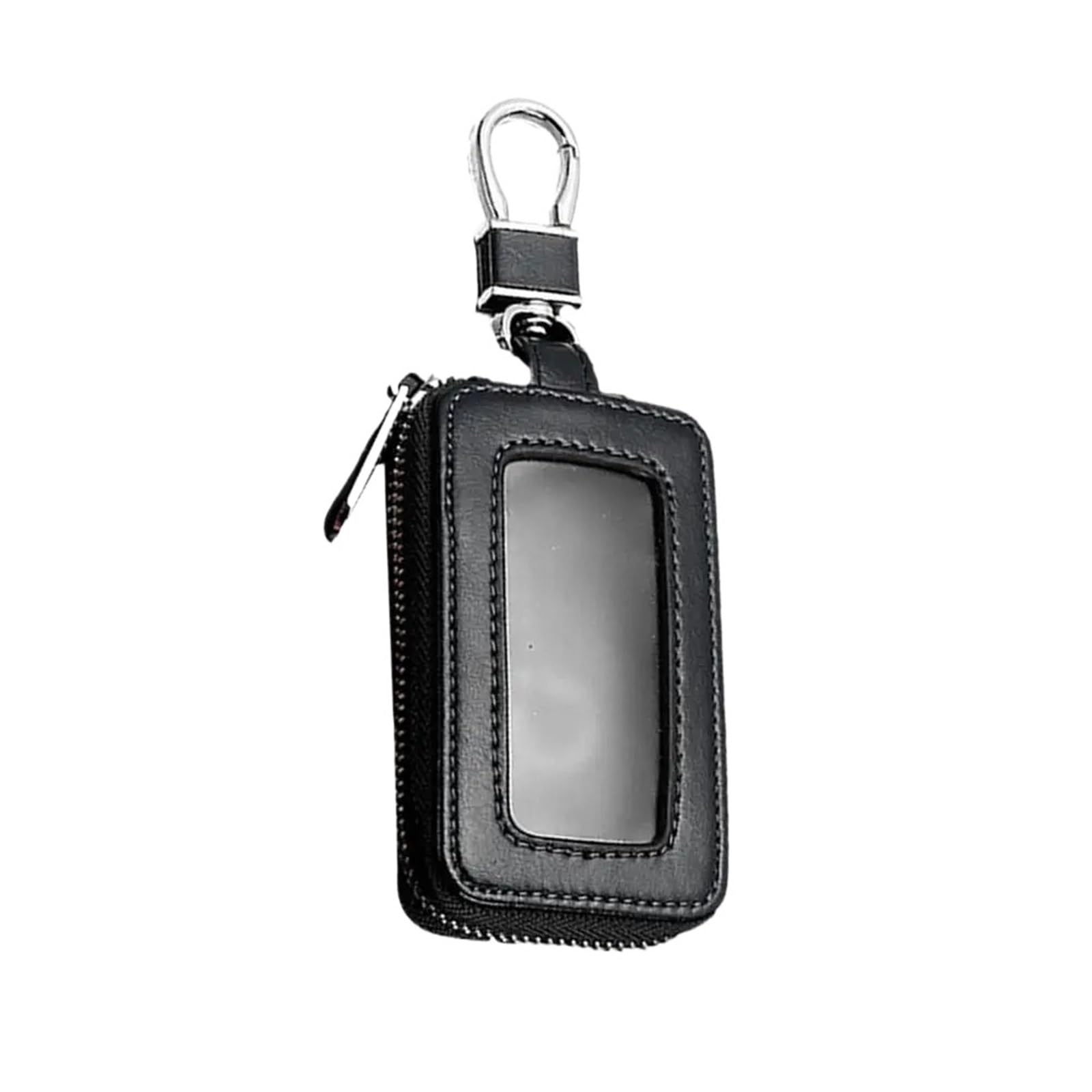Autoschlüsseletui, Schlüsselschutz, Smart-Schlüsselanhänger, Münzhalter, Metallhaken Und Schlüsselring, Brieftasche Mit Reißverschluss, Retro-Tasche for Auto-Fernschlüssel von Generic