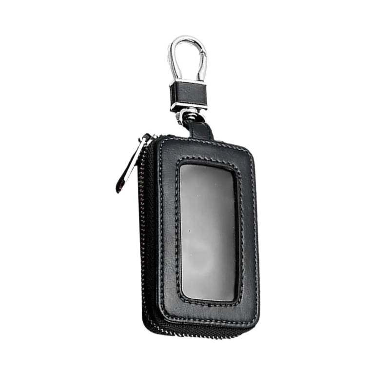 Autoschlüsseletui, Schlüsselschutz, Smart-Schlüsselanhänger, Münzhalter, Metallhaken Und Schlüsselring, Brieftasche Mit Reißverschluss, Retro-Tasche for Auto-Fernschlüssel von Generic