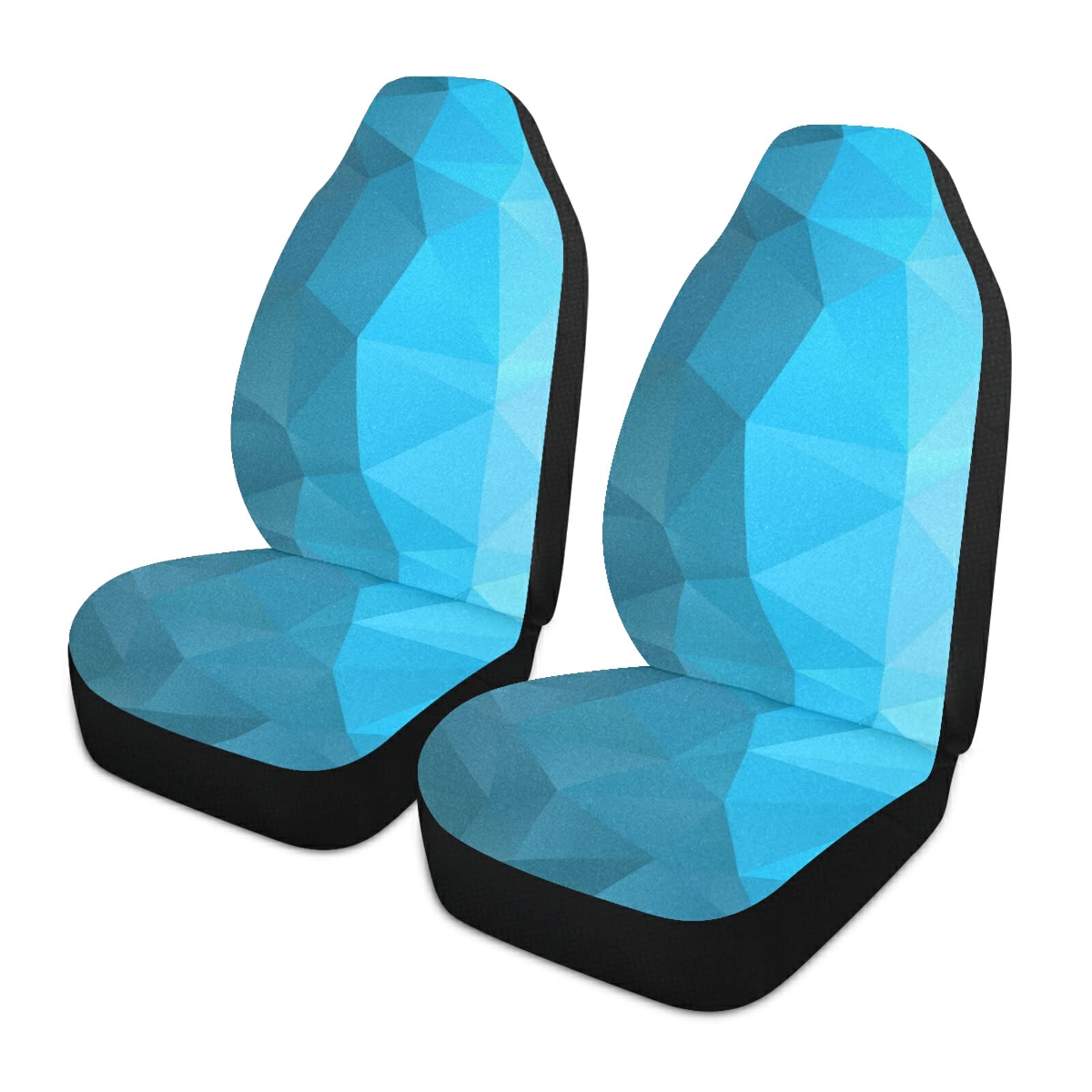 Autositzbezüge Hellblau Und Dunkelblau Gradient Geometrische Dreiecke Glänzend Pkw-Sitzbezug Klassisch Schonbezug Autositz Vorne Kompatibel Sitzschoner Sitzbezüge Auto 2-Piece Set Autositzbezüge Hellblau Und Dunkelblau Gradient Geometrische Dreiecke Glänzend Pkw-Sitzbezug Klassisch Schonbezug Autositz Vorne Kompatibel Sitzschoner Sitzbezüge Auto 2-Piece Set von Generic