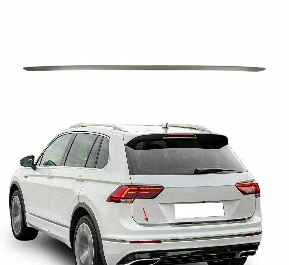 Boa Line Auto – Chrom Heckklappendeckel Zierleiste S.-Stahl kompatibel mit VW Tiguan Allspace II ab 2016 von Generic