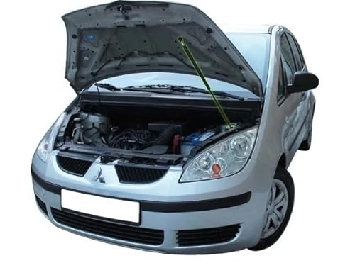 Bolt-On Siłowniki maski Motorhaubendämpfer kompatibel mit Mitsubishi Colt VI (Z30) Gasdruckfeder Motorhaube Dämpfer Gasfeder Stoßdämpfer Motorhaubenlifter 1 Stück Grün von Generic