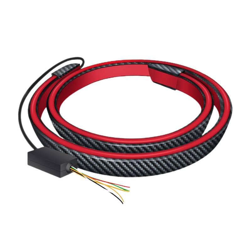 Bremslichtleiste für Auto, Auto LED Bremsleiste Licht, Heckscheibe Warnsignal, Flexible LED Anhänger Rücklichtleiste, Fahrzeugsicherheitsbeleuchtung, LKW LED Bremslicht, SUV Rücklichtleiste, Einfache von Generic
