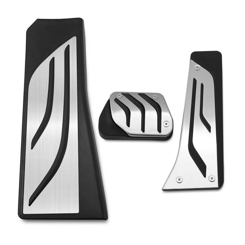 Bremspedal Für 5 6 7 Serie Für E65 E67 E68 F01 F02 F10 F11 F07 F12 F13 Gas Bremse Kupplung Rest Pedal Pad Abdeckung 2009-2015 2016 Pedalbelag(D) von Generic