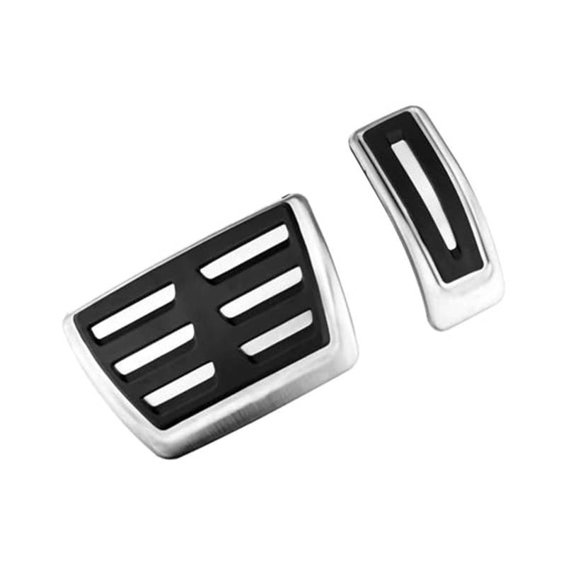 Bremspedal Fußstütze Pedal Abdeckung Pad Set Auto Pedal Abdeckungen Für A4 B9 Für Avant Für A5 F5 FY 2016 2017 2018 2019 LHD Pedalbelag(2PCS) von Generic