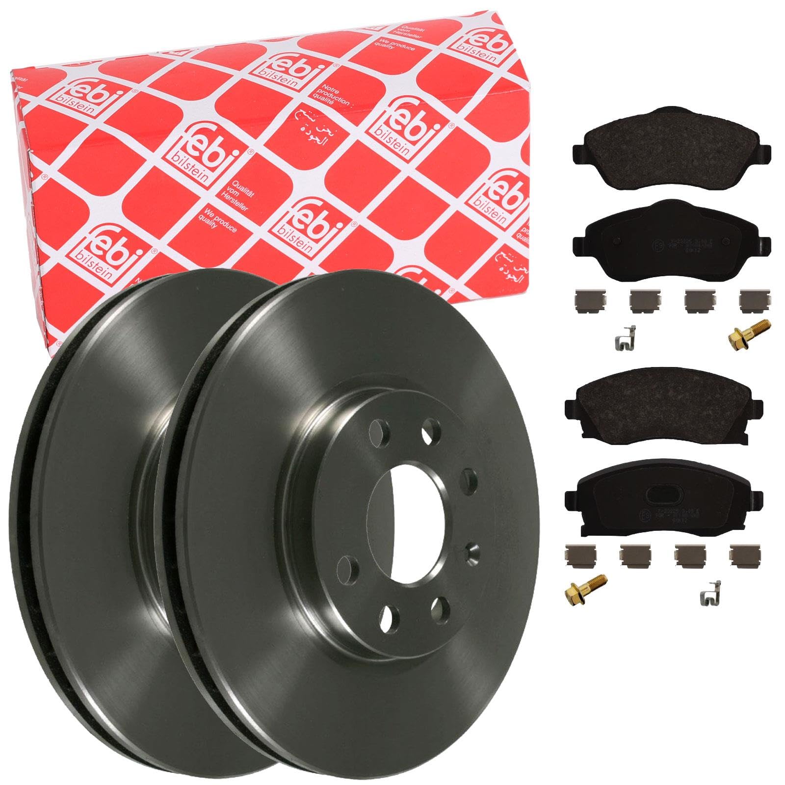 Bremsscheiben + Beläge vorne passend für Corsa C Meriva A Combo Bremsscheiben + Beläge vorne passend für Corsa C Meriva A Combo von Generic