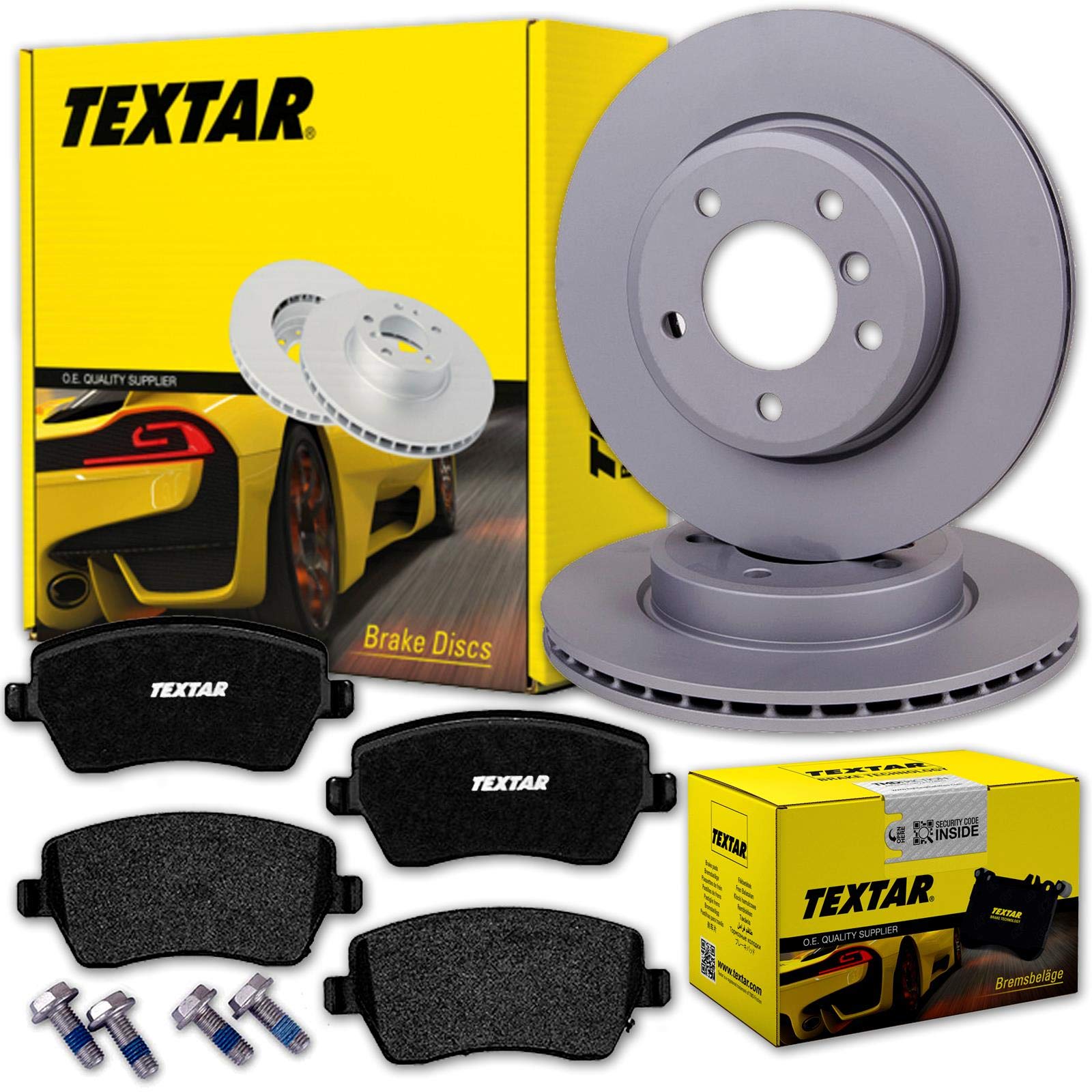 Bremsscheiben + Beläge vorne passend für MICRA 3 K12 + NOTE E11 Bremsscheiben + Beläge vorne passend für MICRA 3 K12 + NOTE E11 von Generic