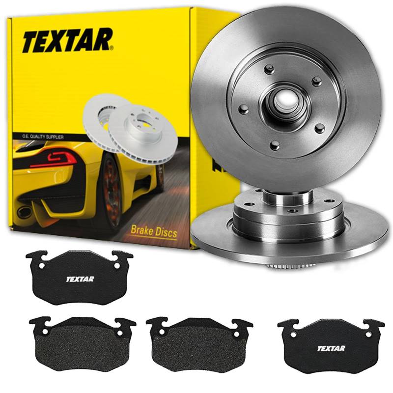 Bremsscheiben 238mm + Beläge hinten passend für Clio II Megane I von Generic
