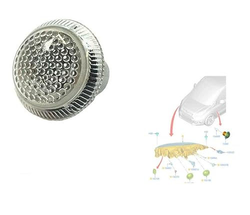 Chromotive Seitenmarkierungsleuchte für Ford Transit Tourneo Connect (2002–13), LED, Transparent, Wasserdicht, Seitenmarkierung, 9T1613K376AA, 4972773 von Generic