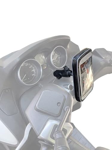 Generic Cockpit-GPS-Halterung & Smartphone-Halterung für Piaggio MP3 300 / MP3 500 2011-2016 - Wasserdicht - Passend für alle Smartphone-/GPS-Hüllen mit Lenkerhalterung von Generic