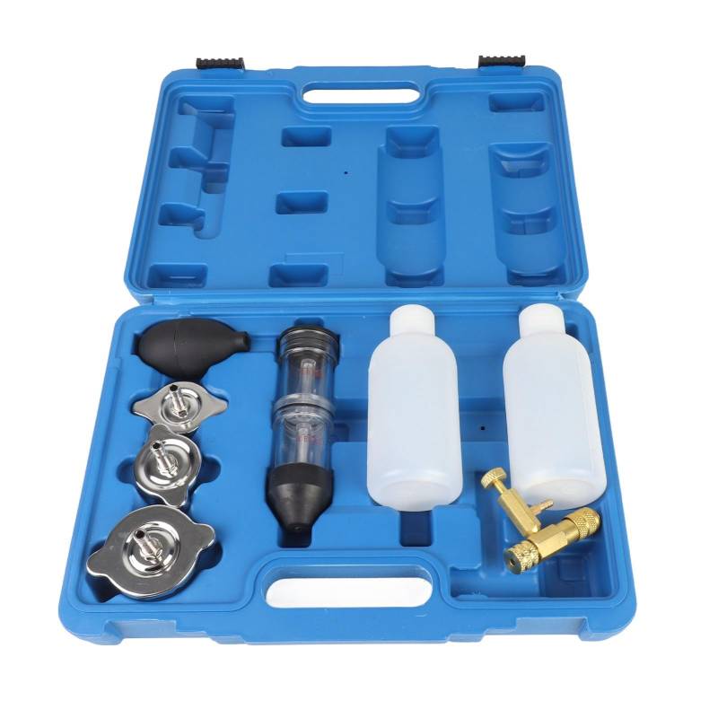 Combustion Gas LACKETEKTOR CO2 Lecketester Kit für Car Trucks Bagger mit Konischem Stecker Recycelbarer Testflüssigkeit von Generic