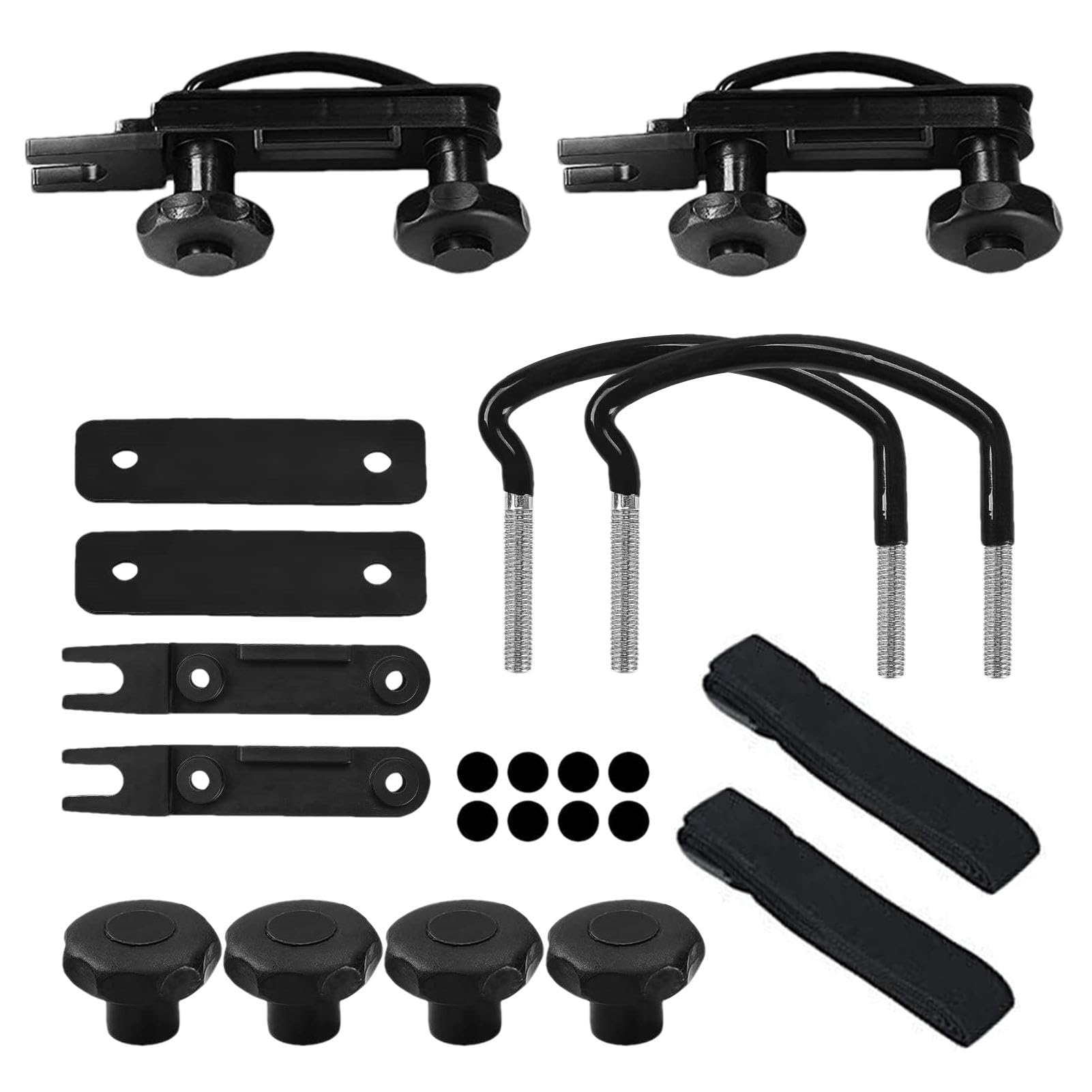 Dachträgerschellen für Dachgepäckträger, U-Bolzen für Dachboxen, 4 Bolzen für Frachttransportträger, Dachgepäckträger mit interner Breite von 85 mm a Dachträgerschellen für Dachgepäckträger, U-Bolzen für Dachboxen, 4 Bolzen für Frachttransportträger, Dachgepäckträger mit interner Breite von 85 mm a von Generic