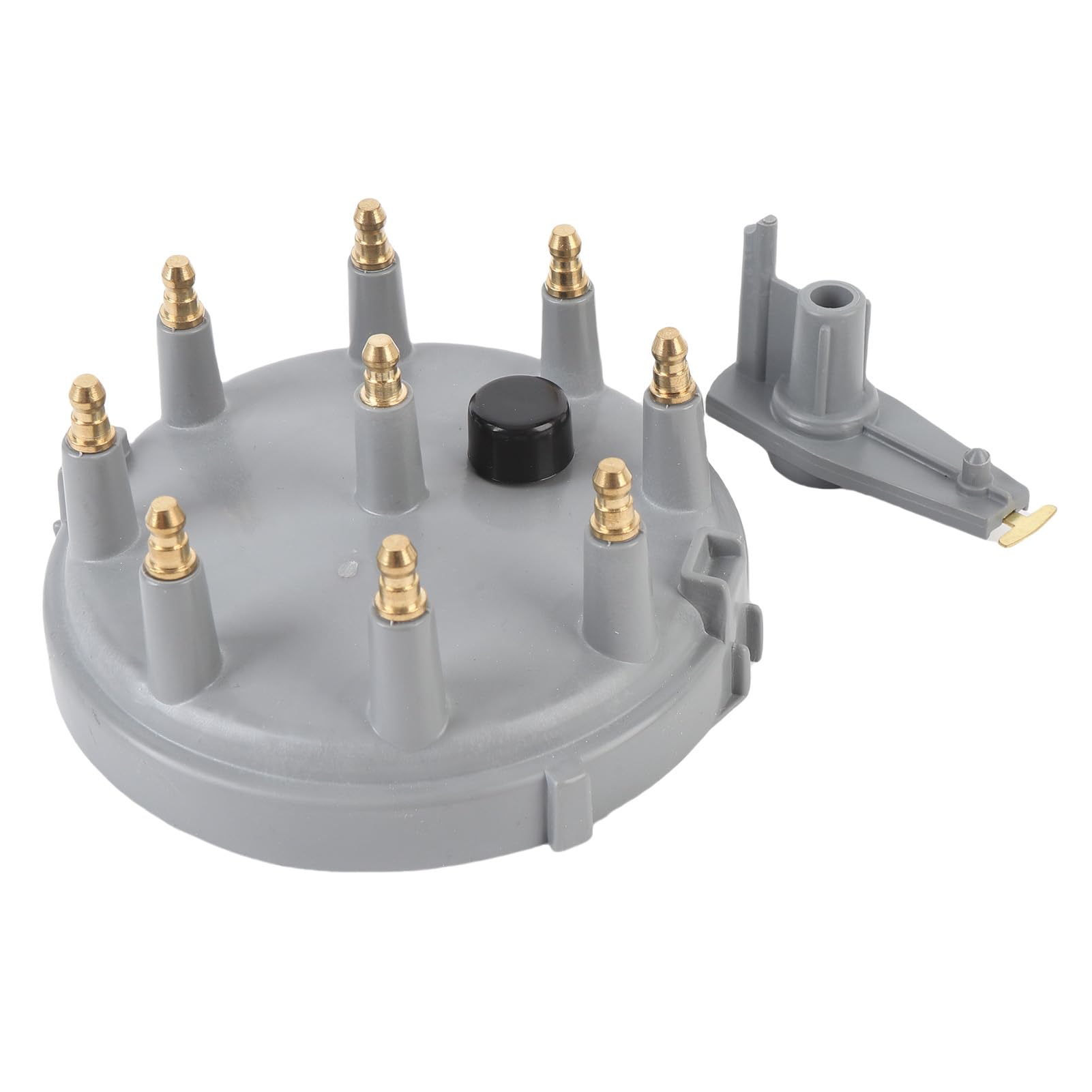 Distributor Cap Kit Set, Zündung der 8233 Terminal Distributor Hood Rotor Terminals für das Fahrzeug für das Fahrzeug (GRAY) von Generic