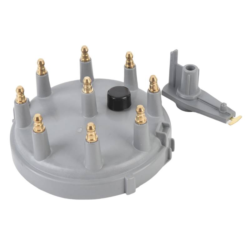 Distributor Cap Kit Set, Zündung der 8233 Terminal Distributor Hood Rotor Terminals für das Fahrzeug für das Fahrzeug (GRAY) von Generic