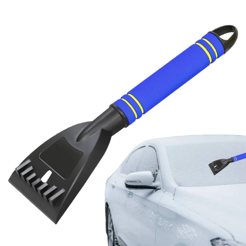 Eiskratzer für Auto-Windschutzscheibe, Eiskratzer für Auto mit 30,5 cm (12,6 Zoll) | Ergonomischer Eiskratzer mit Schaumstoffgriff für Windschutzscheibe und Fenster von Generic