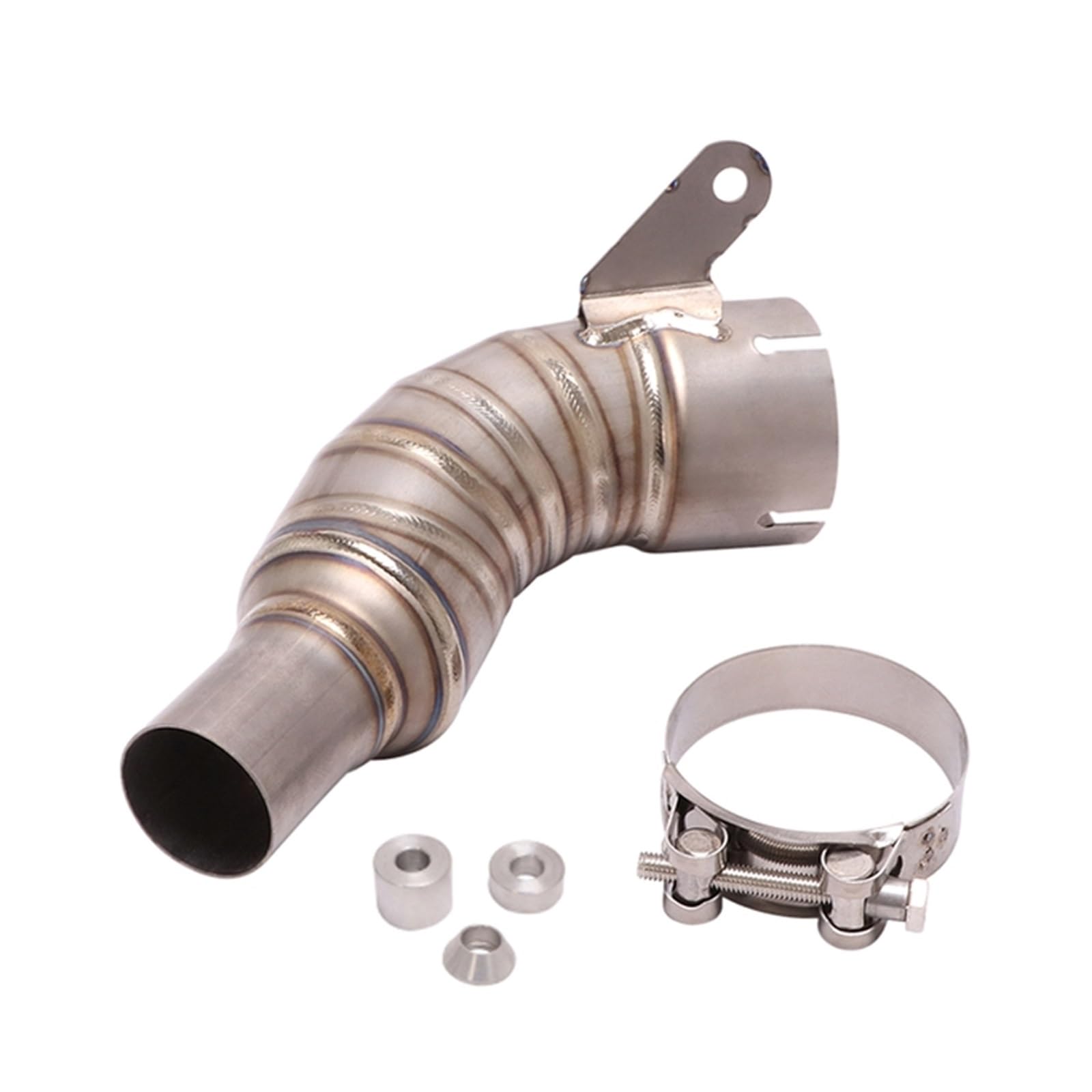 Endroh Für Husqvarna 401 Für SVARTPILEN Für VITPILEN 125 250 2020 2021 Slip Auf Motorrad Auspuff Escape Ändern Katalysator Löschen Link Rohr Endrohrblende(Titanium alloy) von Generic