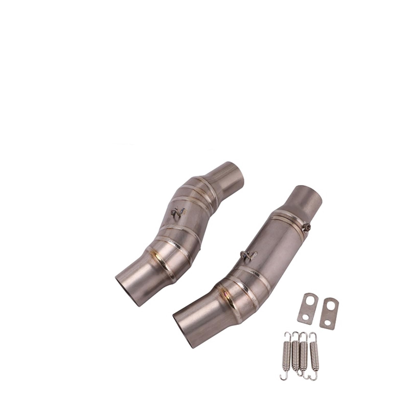 Endroh Für KAWASAKI Für Z1000 Für Z1000SX 2010-2020 Slip Auf Motorrad Auspuff Schalldämpfer Verbindung Mittel Rohr 51mm Escape Moto Edelstahl Endrohrblende(Titanium Alloy) von Generic