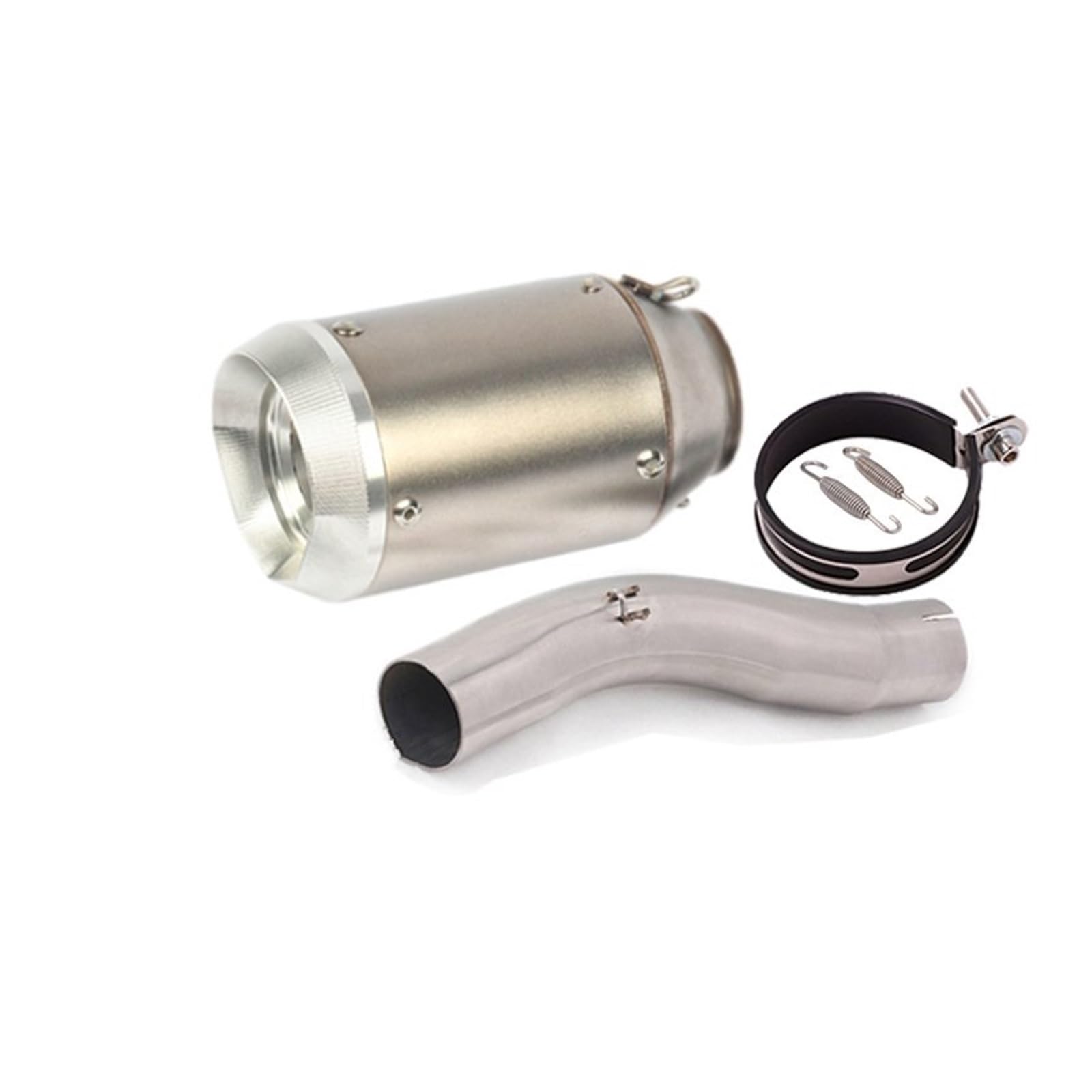 Endroh Für Suzuki Für GSXR 600 750 GSXR600 GSXR750 K8 K9 L1 2008 2009 2010 Motorrad Auspuff Flucht Link Rohr Schalldämpfer Slip Auf Endrohrblende(C) von Generic
