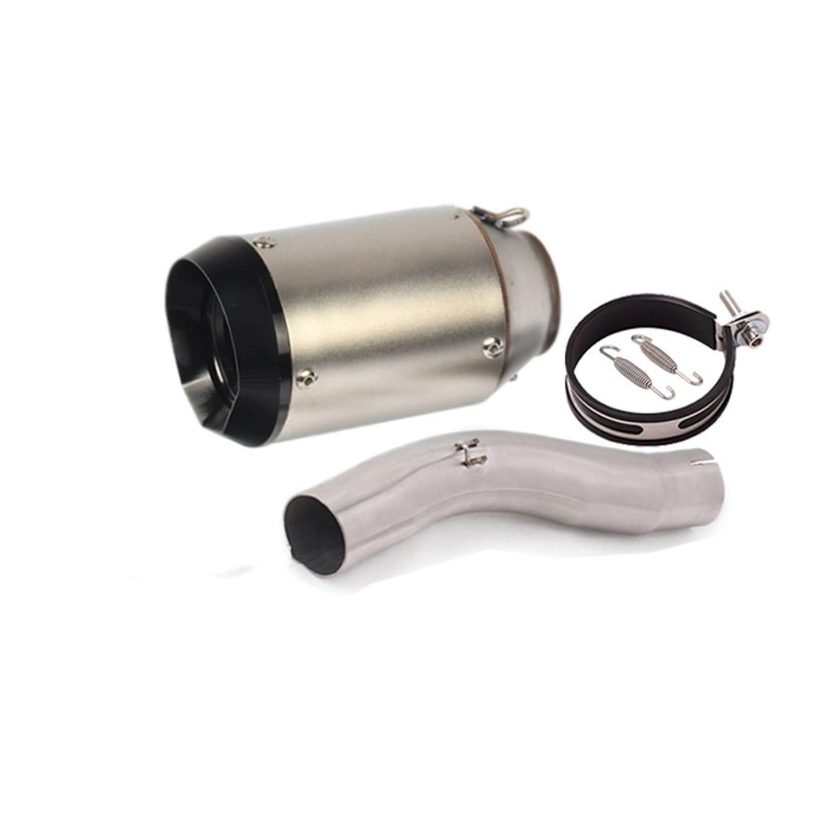 Endroh Für Suzuki Für GSXR 600 750 GSXR600 GSXR750 K8 K9 L1 2008 2009 2010 Motorrad Auspuff Flucht Link Rohr Schalldämpfer Slip Auf Endrohrblende(D) von Generic