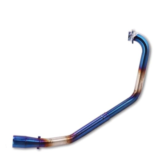 Endroh Für YZF Für R125 2019 Für R15 V3 2008-2019 Für YZF Für R15 Für MT125 51mm Slip-on Motorrad Auspuff Vorne Mitte Link Rohr Escape Schalldämpfer Endrohrblende(R15 V1 v2 B) von Generic