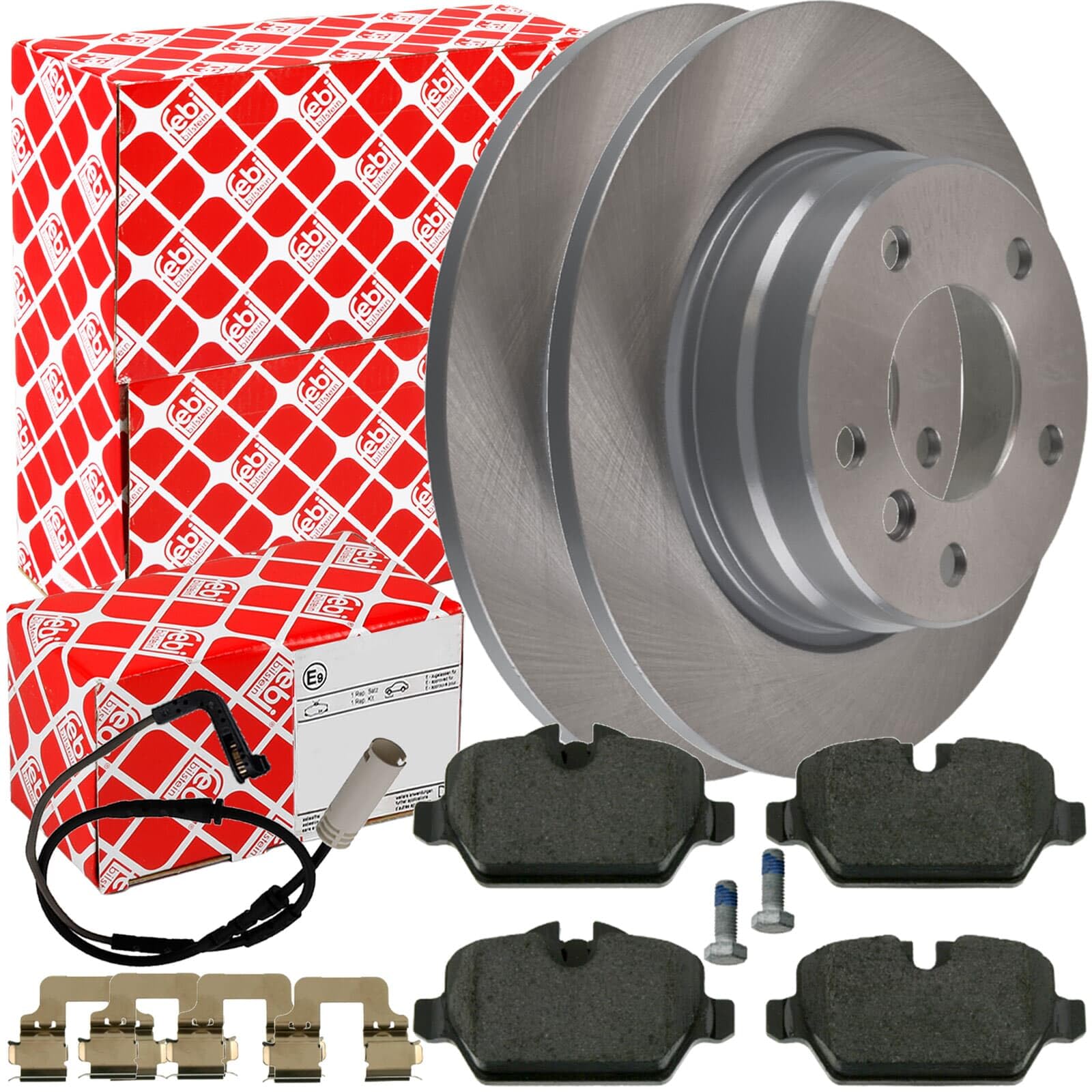 Bremsscheiben Ø280mm + Beläge + WK hinten passend für 1er E81 E87-02.10 Bremsscheiben Ø280mm + Beläge + WK hinten passend für 1er E81 E87-02.10 von Generic
