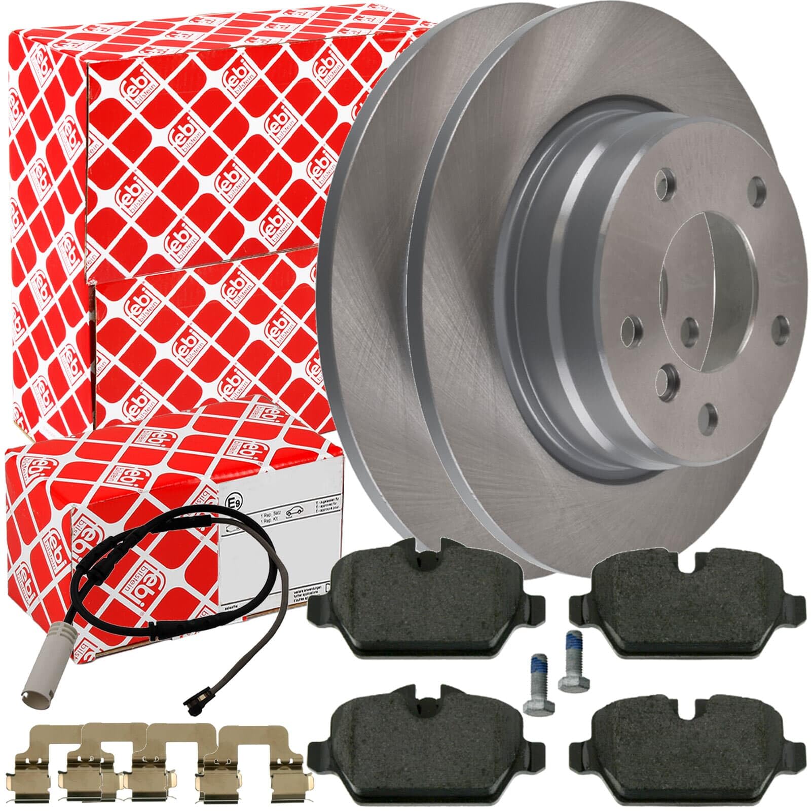 Bremsscheiben Ø280mm + Beläge + WK hinten passend für 1er E81 E87 03.10- Bremsscheiben Ø280mm + Beläge + WK hinten passend für 1er E81 E87 03.10- von Generic